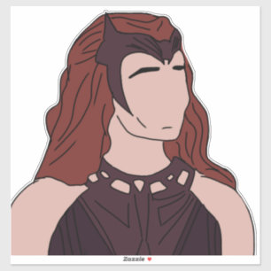 scarlet witch wanda maximoff sticker