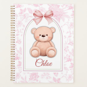 Scarlett Custom Pink Teddy Bear Nursery Design Planner