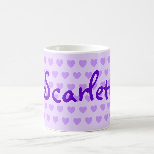 Scarlett in Purple Coffee Mug (Center)