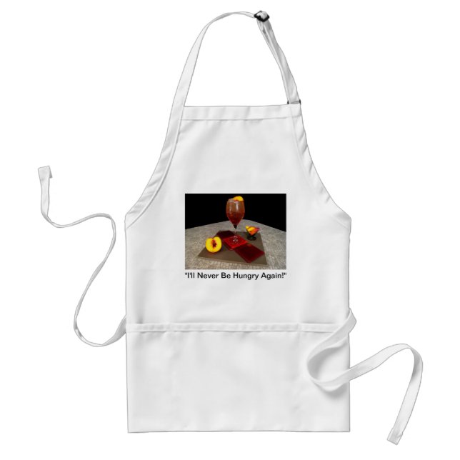 Scarlett O'Hara - "I'll Never Be Hungry Again!" Adult Apron (Front)