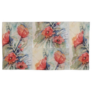 Scarlett poppy set pillow case