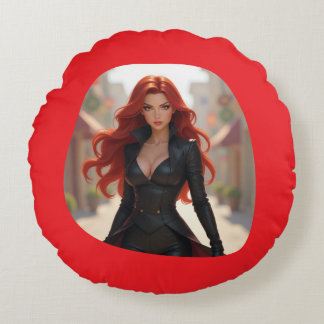 Scarlett Witch Round Pillow