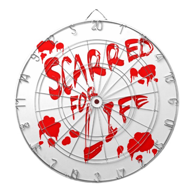 Scarred For Life Dartboard (Front)