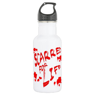 Scarred For Life Stainless Steel Water Bottle