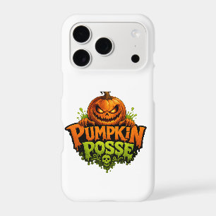 Scary and Cool: Pumpkin Posse iPhone Pro Case 🎃