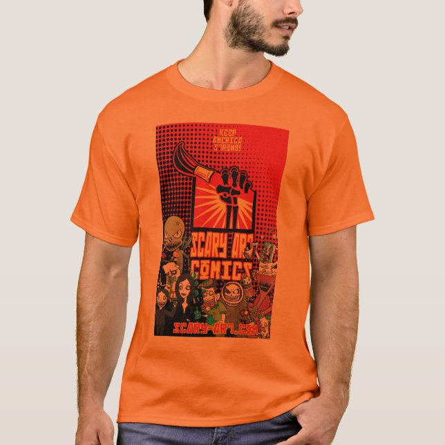 Scary-Art Comics T-Shirt (Front)