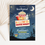 Scary Backyard Halloween Movie Night Birthday Invitation<br><div class="desc">Celebrate a fang-tastic birthday with our Halloween-themed invitations! Perfect for making your little one’s birthday extra magical and memorable. Download,  print,  and let the party begin! 🎈🎂👻

15SE C</div>