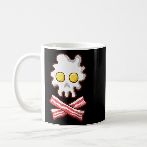 Scary Bacon and Egg Breakfast  Coffee Mug