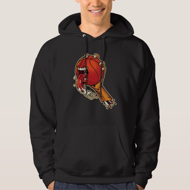 Scary Basketball Hoodie (Front)