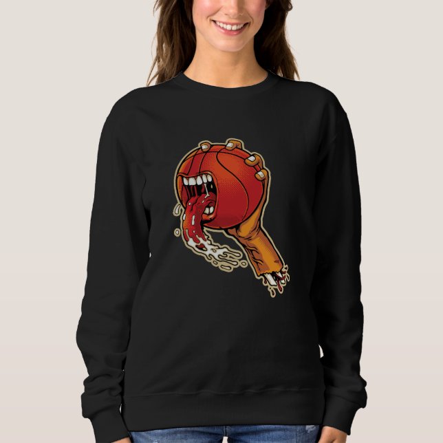 Scary Basketball Sweatshirt (Front)