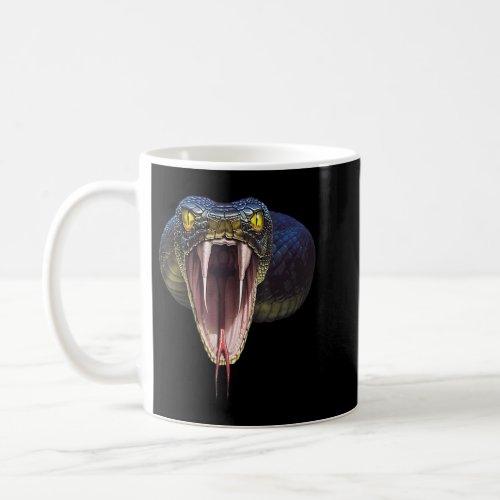 Scary Black Mamba Snake Halloween Costume Gift  Coffee Mug