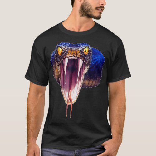 Scary Black Mamba Snake Halloween Costume Gift T_Shirt