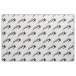 Scary Black Witch Riding Broom Thunder_Cove Fabric