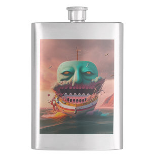 Scary boat flask