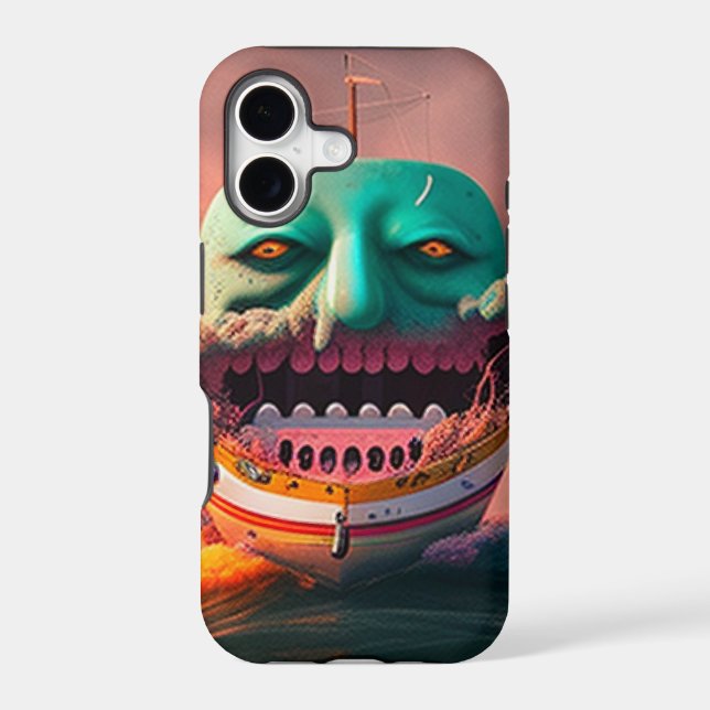 Scary boat iphone case (Back)
