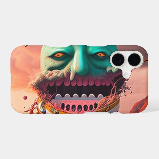 Scary boat iPhone case (Back Horizontal)