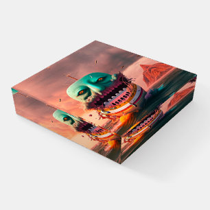 Scary boat paperweight