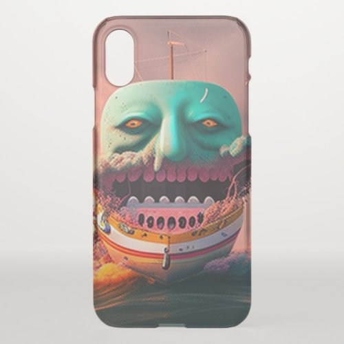 Scary boat iPhone x case