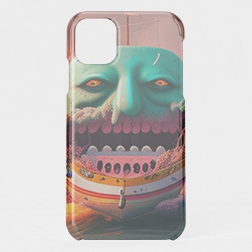 Scary boat iPhone 11 case