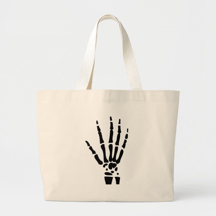 scary bone hand halloween bags