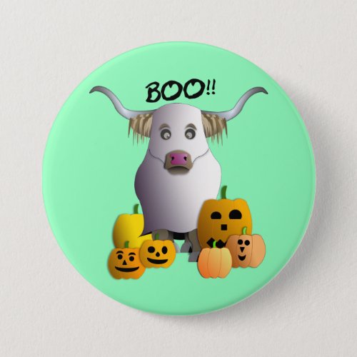 Scary Boo Coo Button