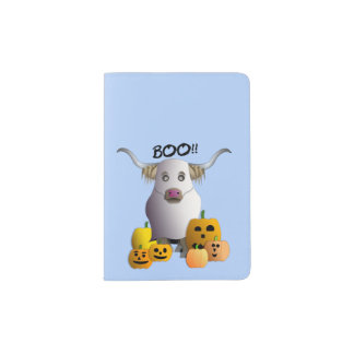 Scary Boo Coo Passport Holder