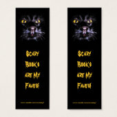 Scary Books bookmark (Front & Back)