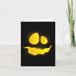 Scary Bumkin Smile Halloween Season Card