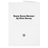Scary Bunny Monster. (Back)