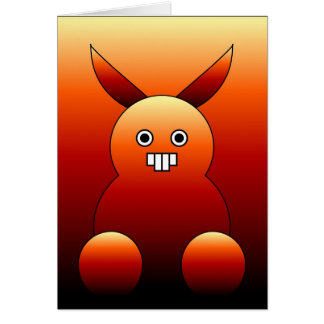 Scary Bunny Monster. Cards