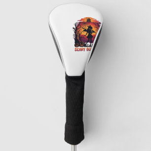 Scary But Cute Halloween Bat Girl Pumpkins Haunted Golf Head Cover