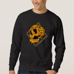 Scary Calavera Halloween Sweatshirt