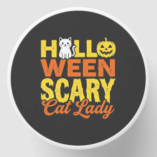 Scary Cat Lady Halloween Design_1 Mini Candle Favors