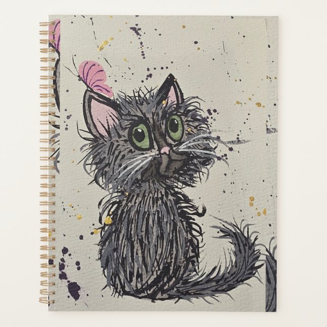 Scary Cat Notebook (Front)