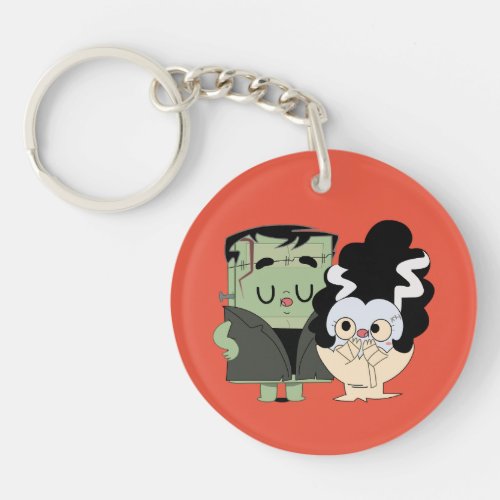 Scary Choco and Pancake Funny Creepy Costumes Keychain