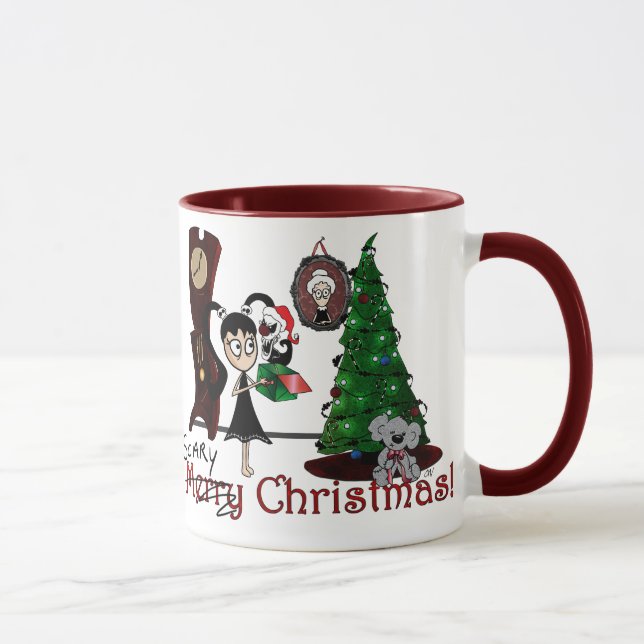 'Scary Christmas' Mug (Right)