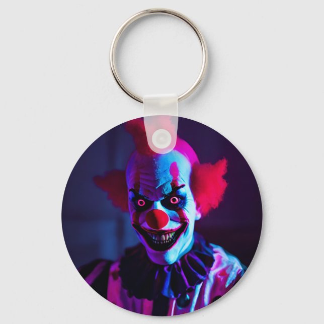 scary clown keychain (Front)