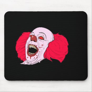 Scary Clown  Mouse Pad by Theraven14 at Zazzle
