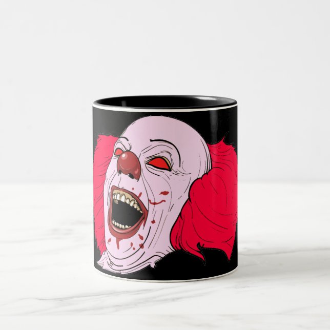 scary clown mug (Center)