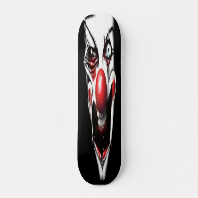 Scary Clown Skateboard Deck (Front)
