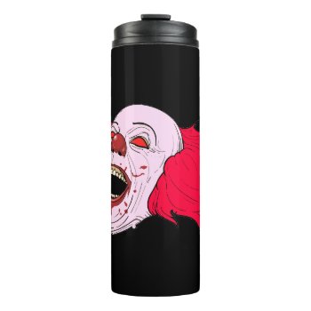 Scary Clown  Thermal Tumbler by Theraven14 at Zazzle
