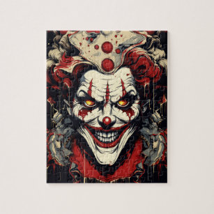 Scary Clown Time Jigsaw Puzzle