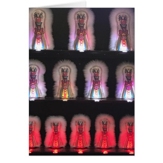 Scary Clowns Carnival Boardwalk Arcade Game Photo (Front)