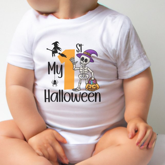 Scary Costume Gift Cute Outfit  My 1st Halloween Baby T-Shirt (Creator Uploaded)