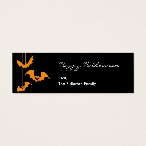 Scary Creatures Halloween Gift Tag Business Cards