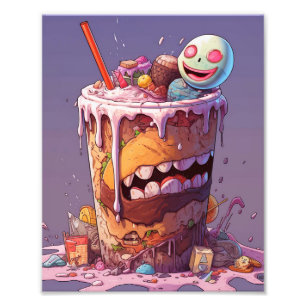 Scary Creepy Food Photo Print