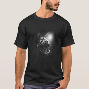 Scary creepy spooky underwater fish sea deep T-Shirt