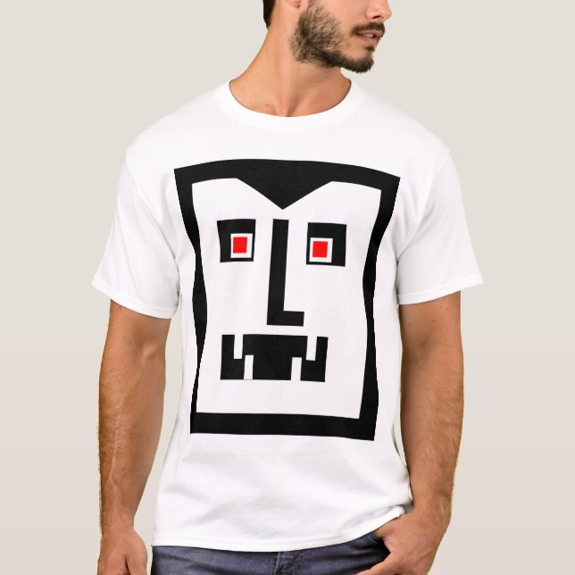 Scary  Cyborg Vampire Bot - Customized T-Shirt (Front)