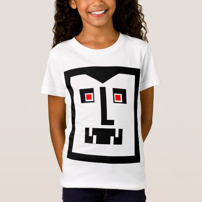 Scary  Cyborg Vampire Bot - Customized T-Shirt (Front)