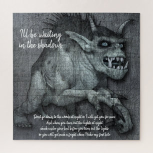 Scary Demon Monster Halloween Jigsaw Puzzle